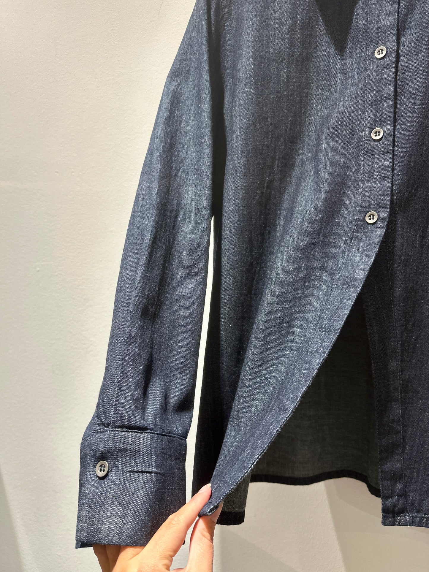 Thipo - Camicia denim, Blu