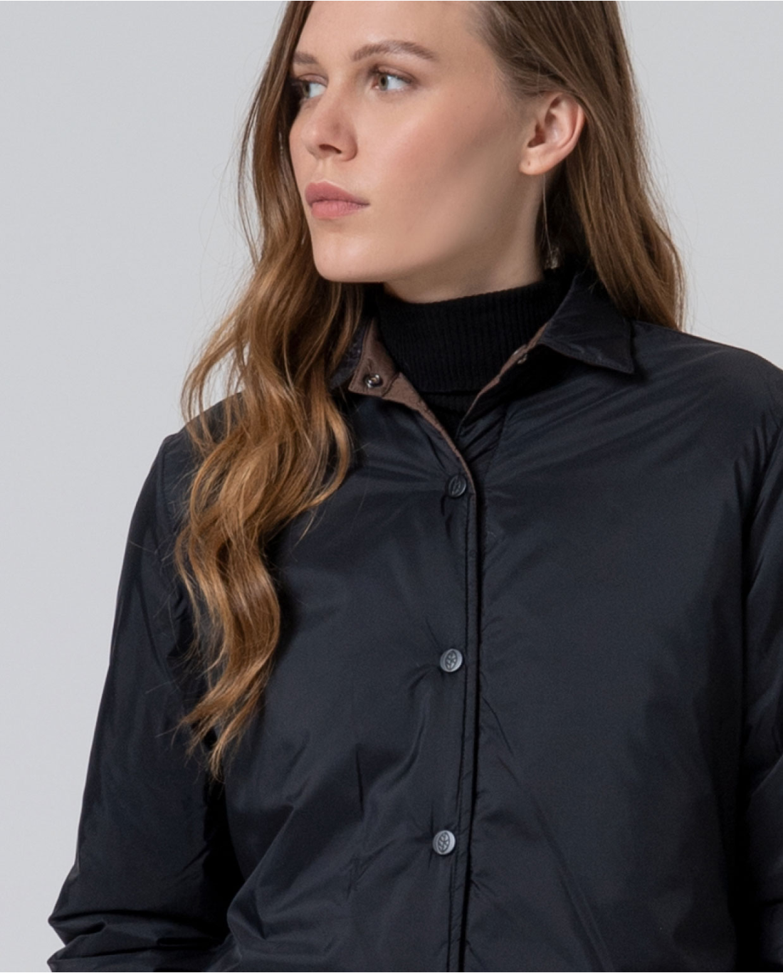 SURKANA - Giacca trapuntata reversibile, Nero