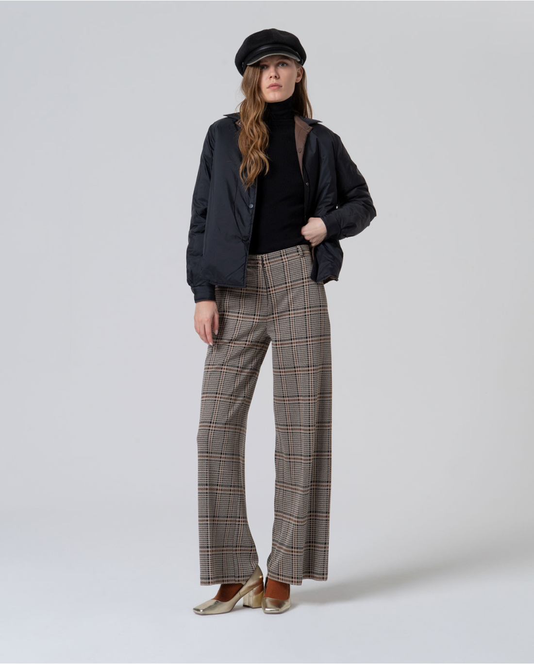 SURKANA - Giacca trapuntata reversibile, Nero