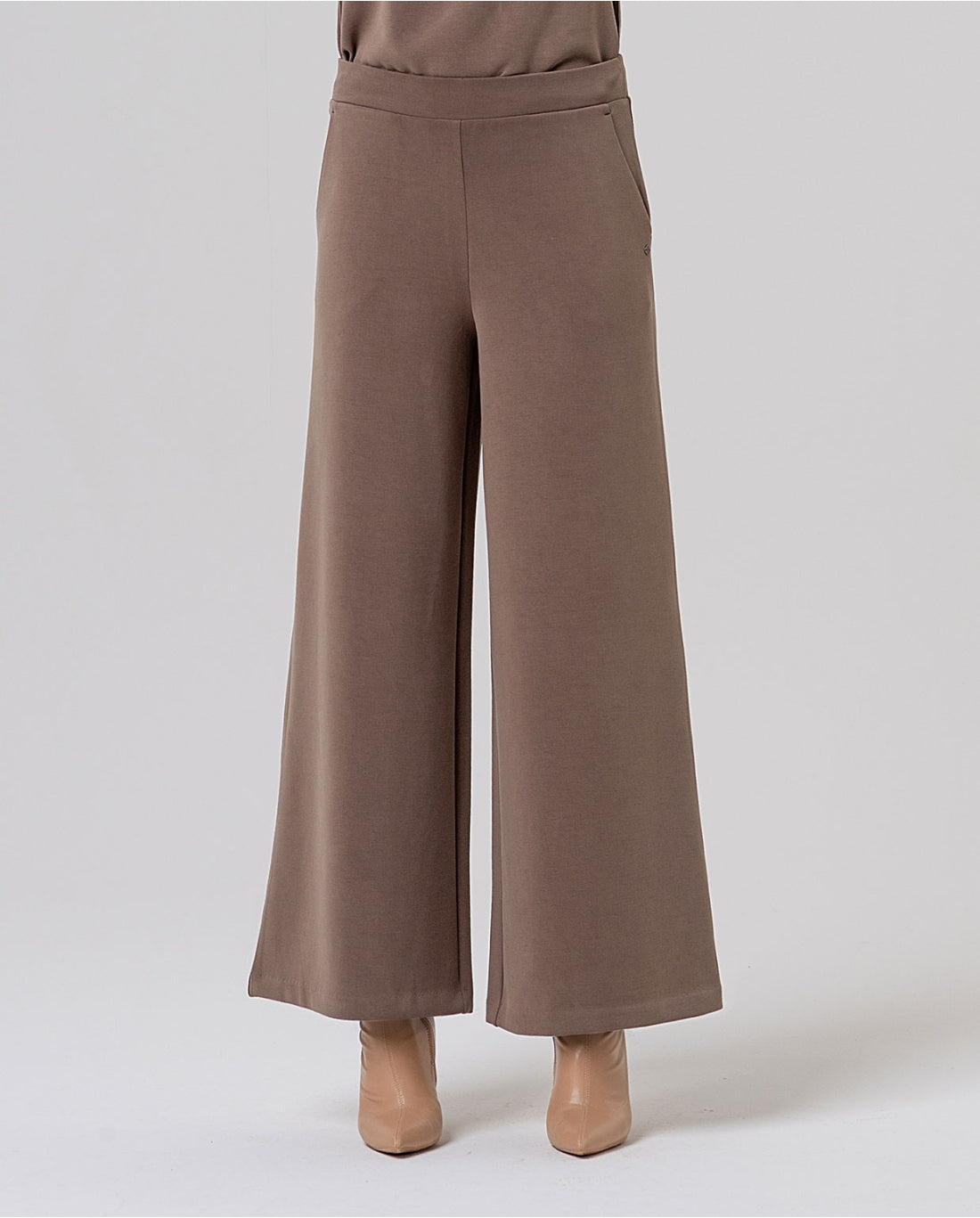 SURKANA - Pantalone in maglia di modal Taupe
