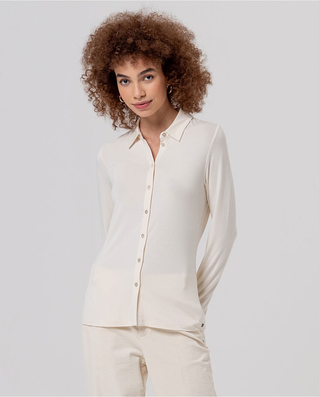 SURKANA - Camicia in bambù Crudo