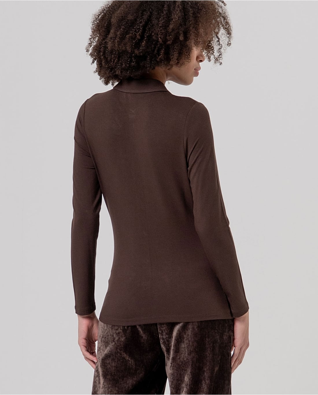 SURKANA - Camicia in bambù Cioccolato