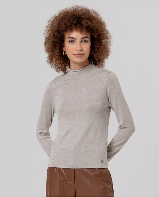 SURKANA - Maglione lupetto in maglia fine