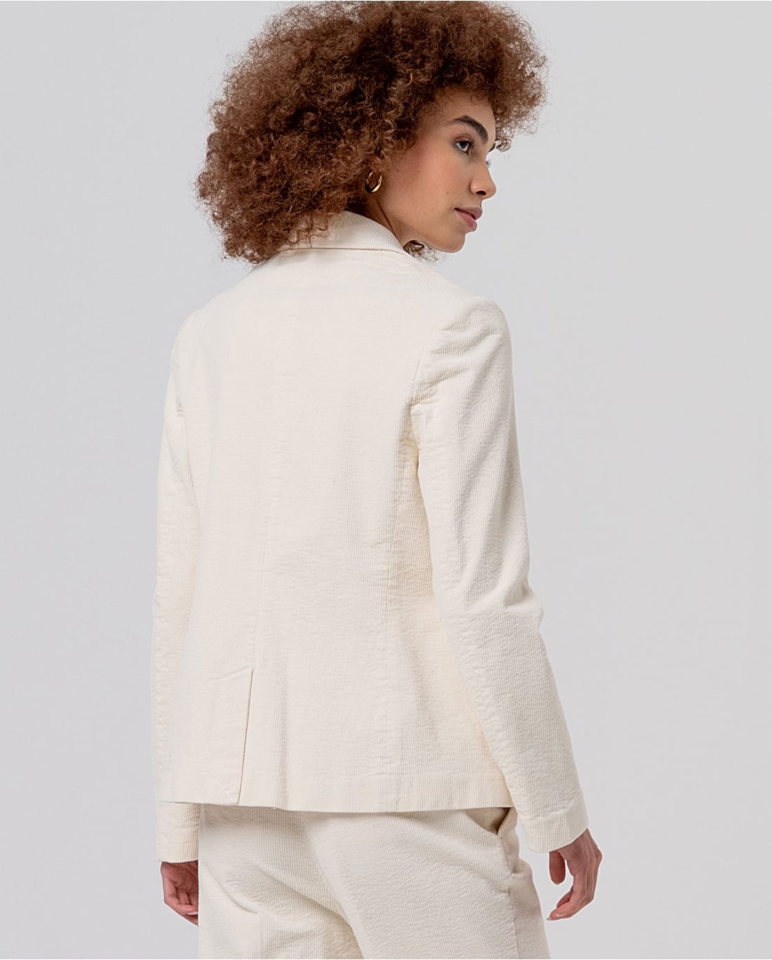 SURKANA - Blazer in velluto crudo