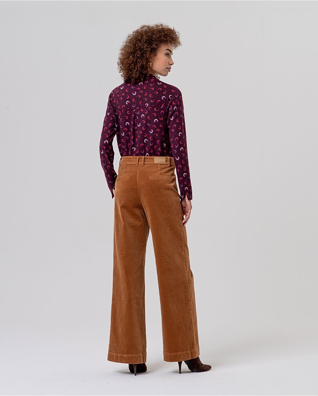 SURKANA - Pantalone in velluto Toffee