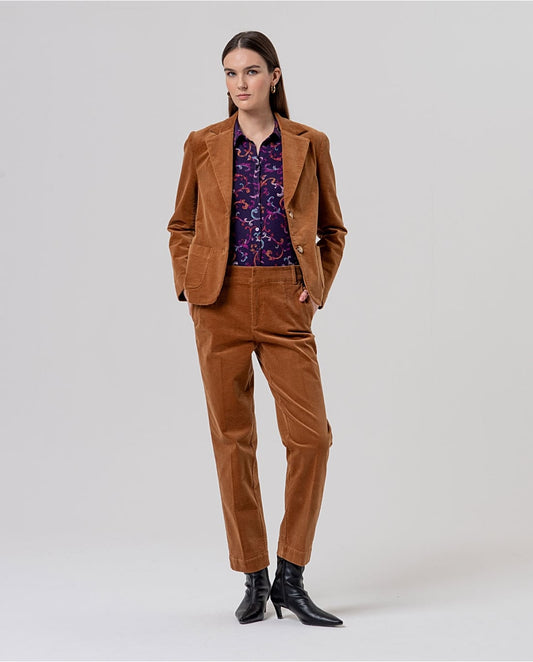 SURKANA - Camicia Ecovero Porpora
