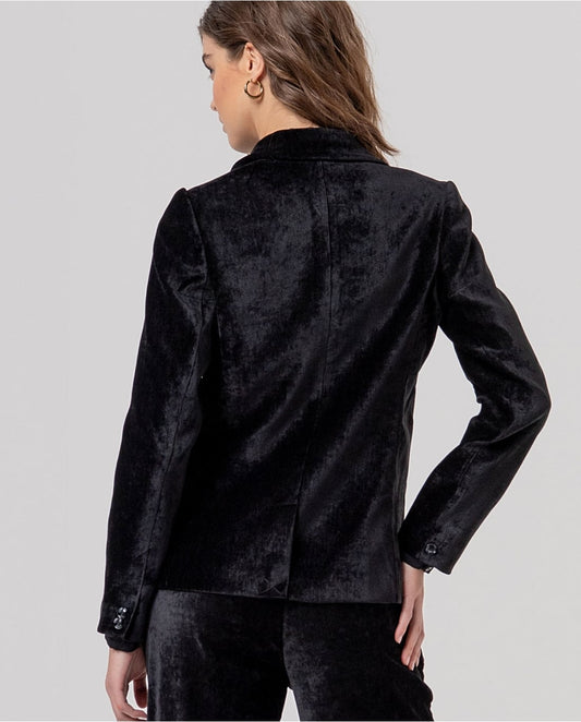 SURKANA - Blazer in velluto nero