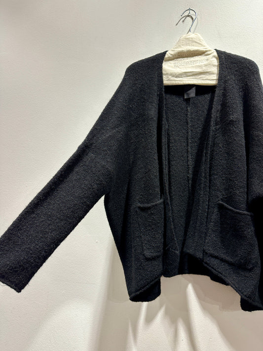 RUNDHOLZ - Cardigan morbido, Black