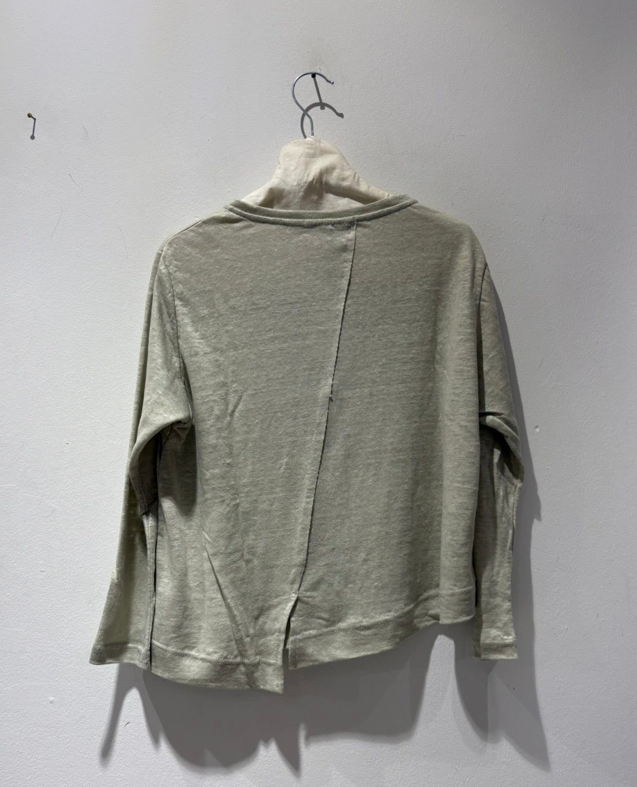 MAMA B - Cardigan Crema L in lino, Calce