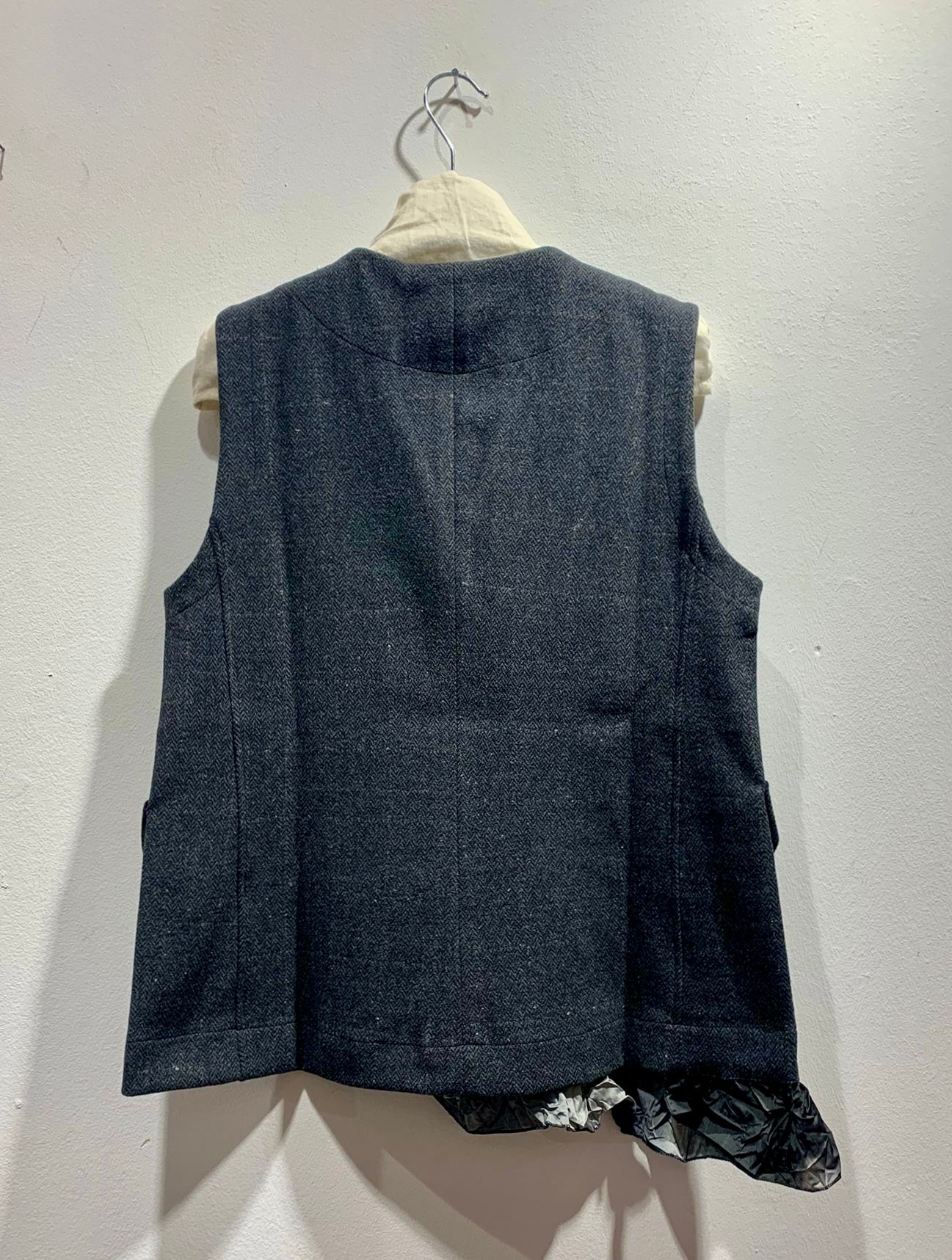 MAMA B - Gilet Gevda JQ, Check Antracite