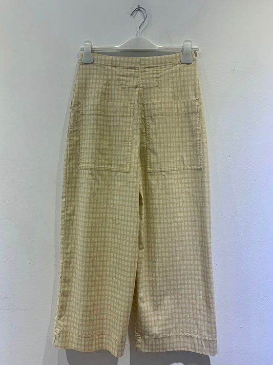 RUNDHOLZ - Pantalone alla caviglia, Corn check