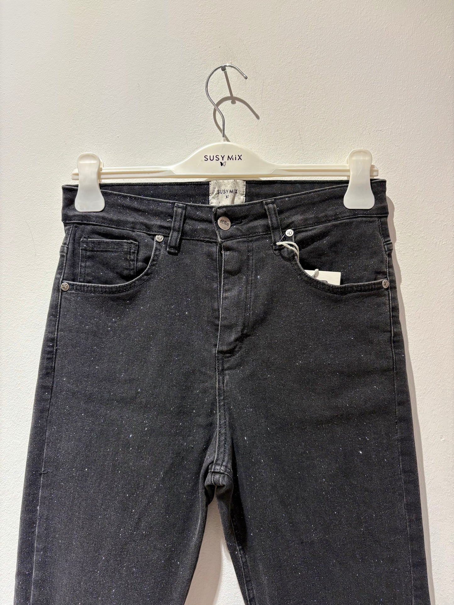 SUSY MIX - Jeans polvere di stelle, Nero