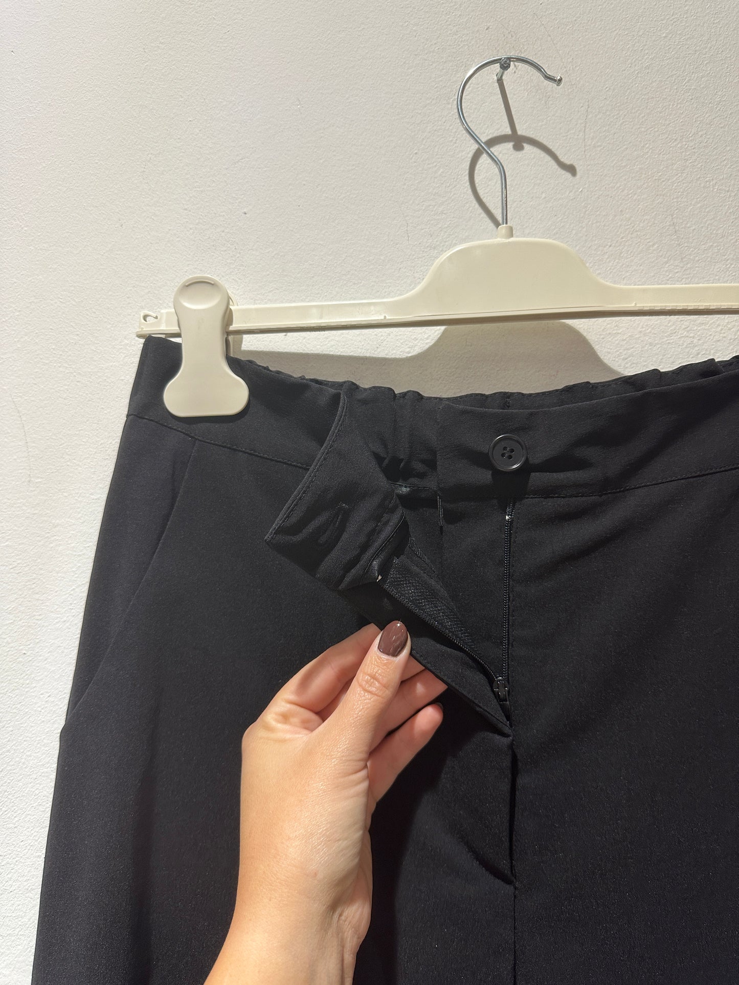 MANESERA - Pantalone palazzo, Nero