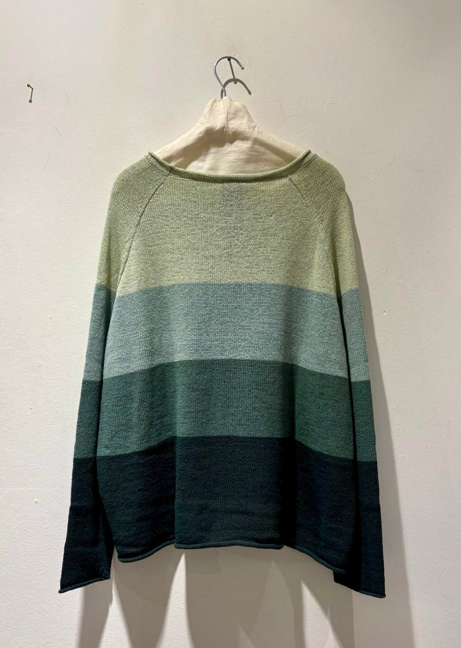 RUNDHOLZ - Pullover misto lino, Rainforest