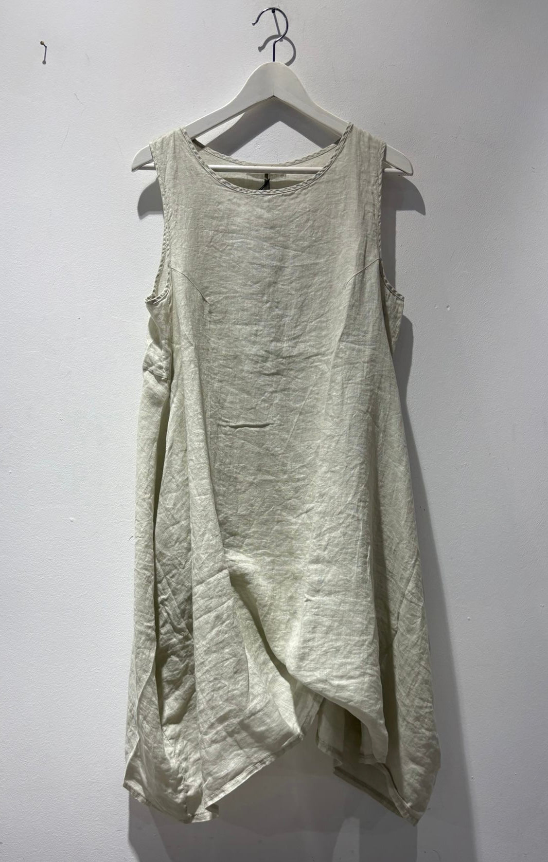 MAMA B - Abito Lime L in lino, Calce
