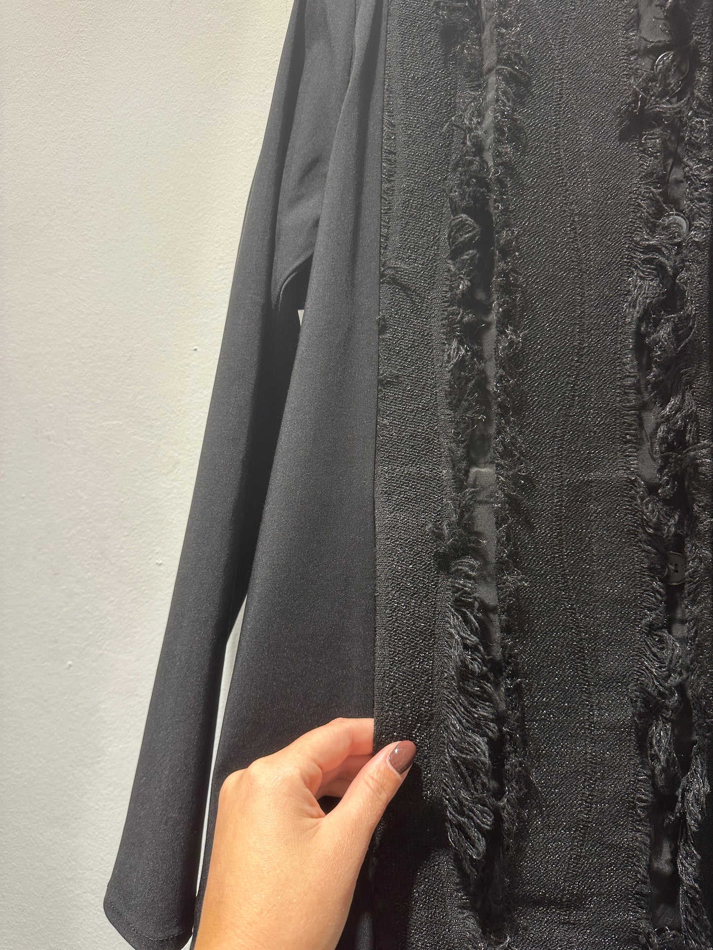 MANESERA - Giacca Fil Coupè, Nero