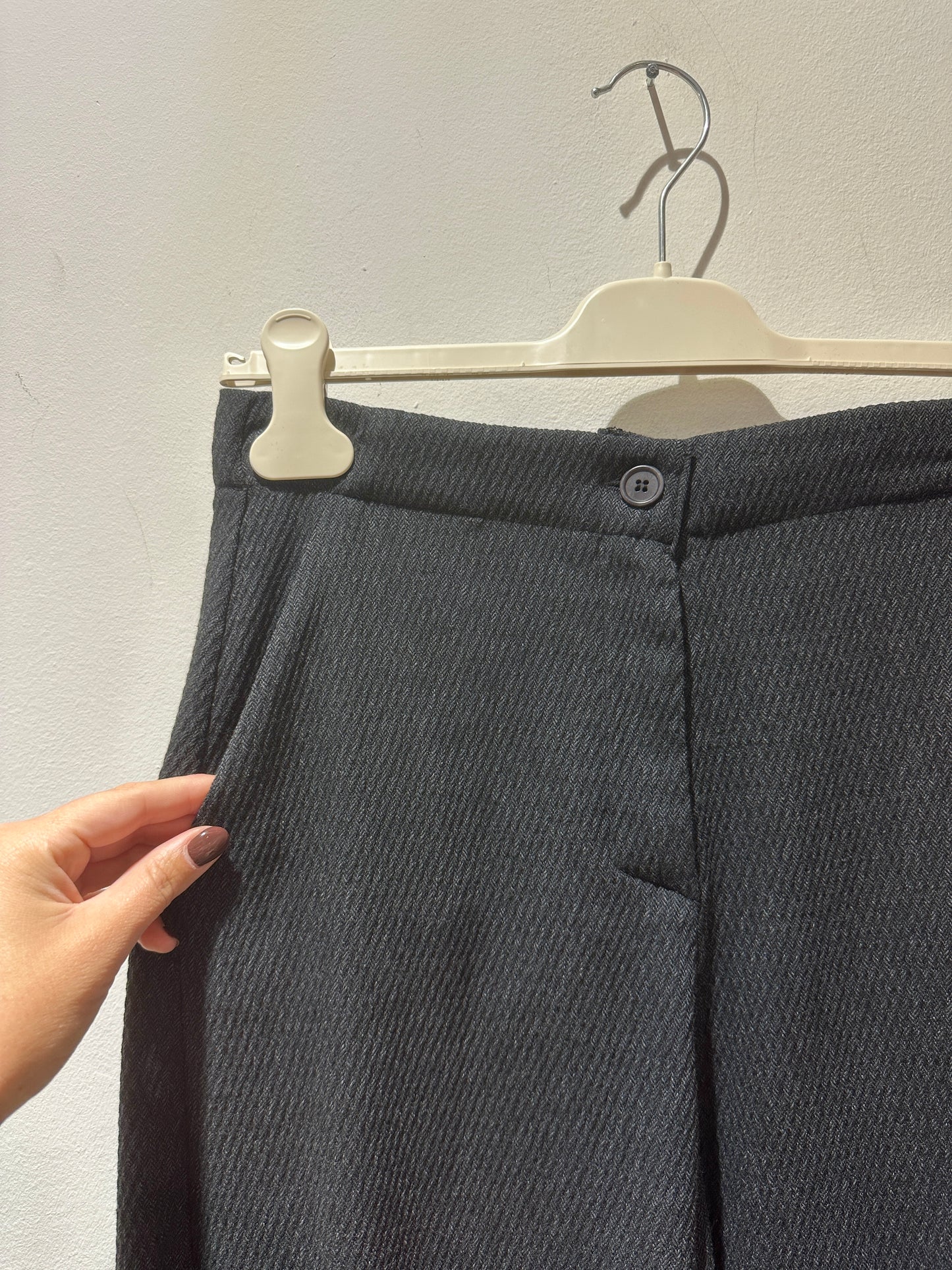 MANESERA - Pantalone ripreso, Antracite