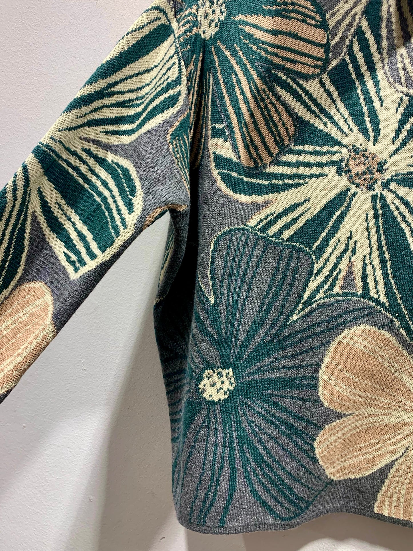 ALESSIA SANTI - Dolcevita stampa floreale, Grigio