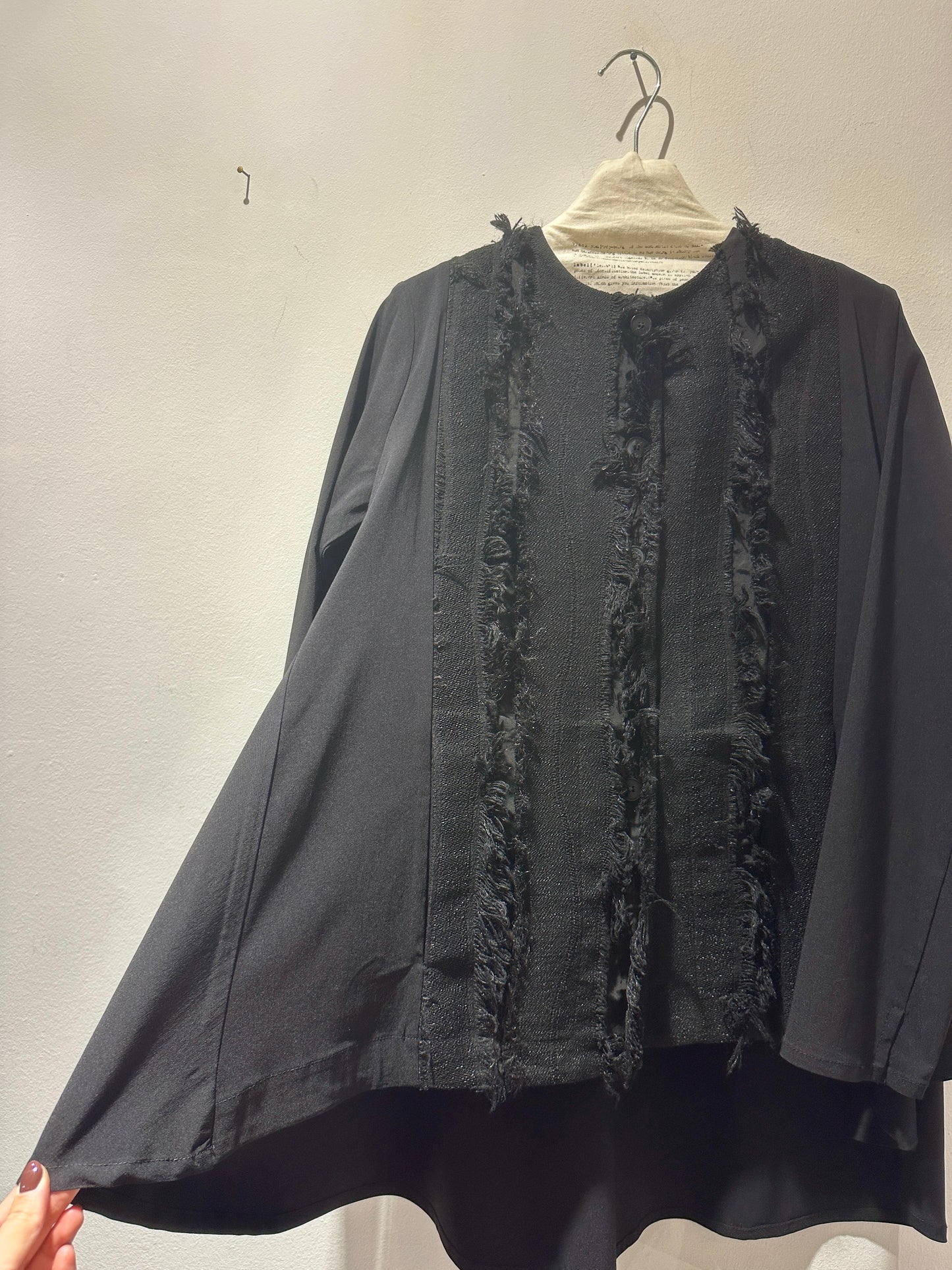 MANESERA - Giacca Fil Coupè, Nero