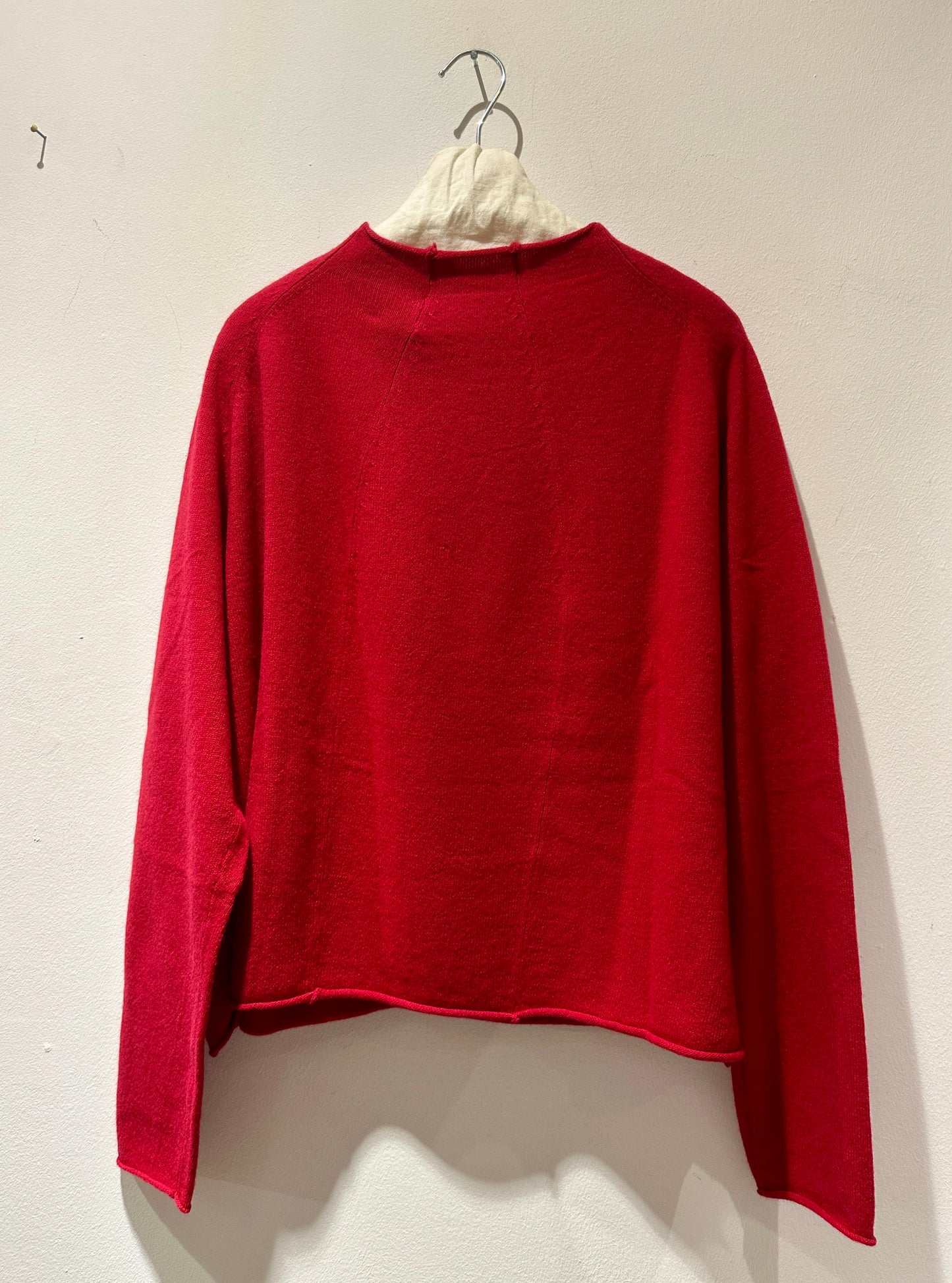 RUNDHOLZ - Cardigan over misto lana, Red