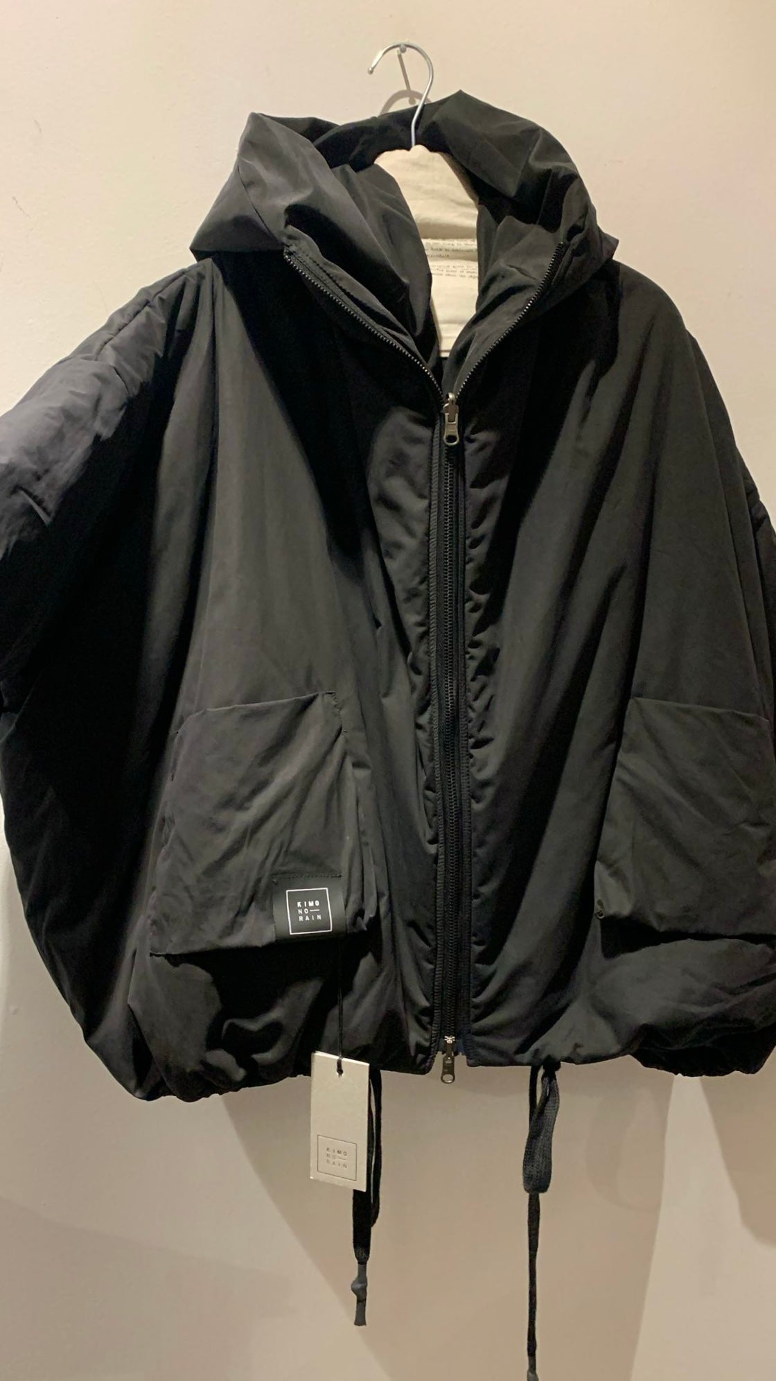 KIMONORAIN - Bomber reversibile, Nero