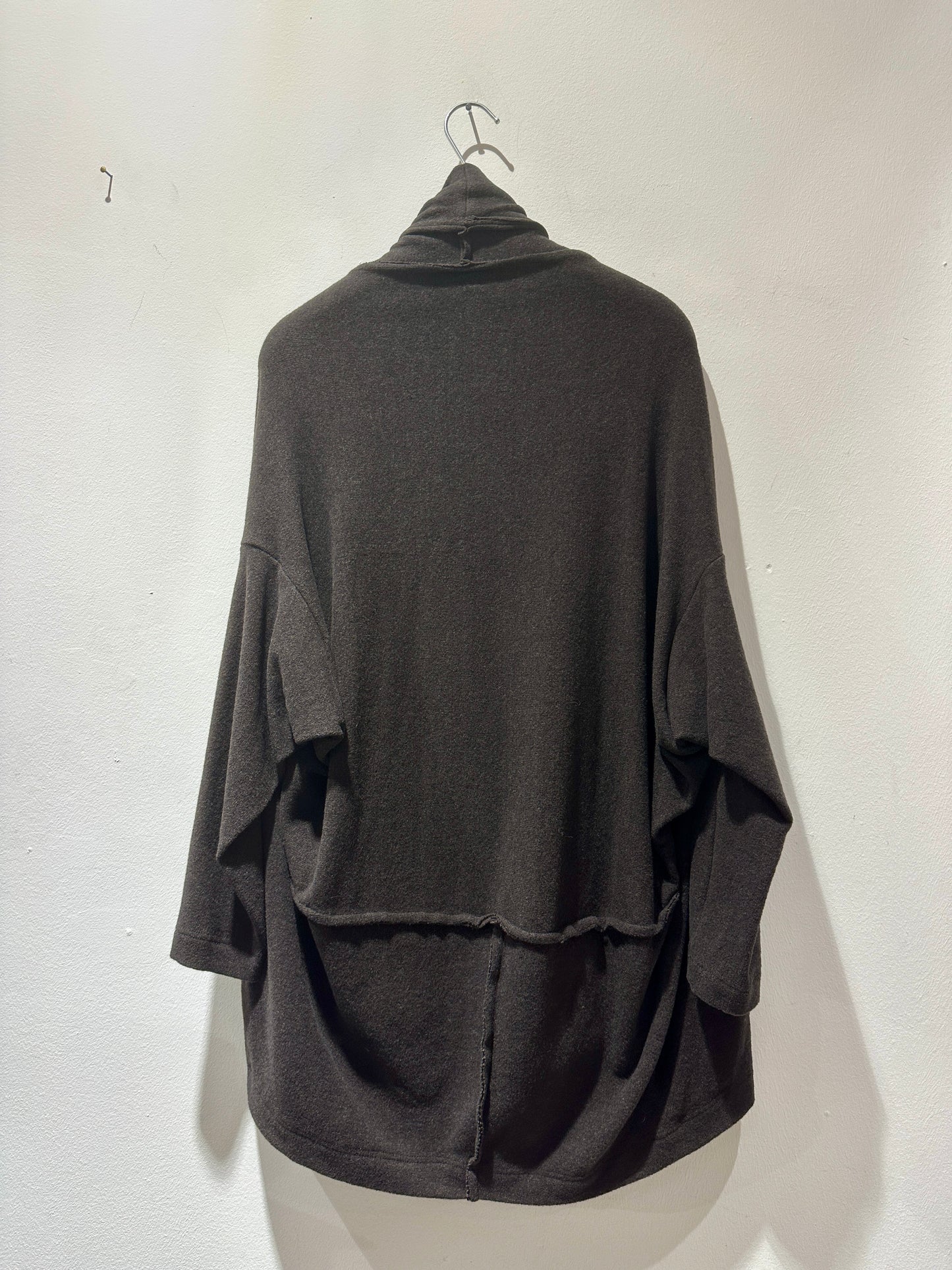 MANESERA - Cardigan in caldo cotone, Moro