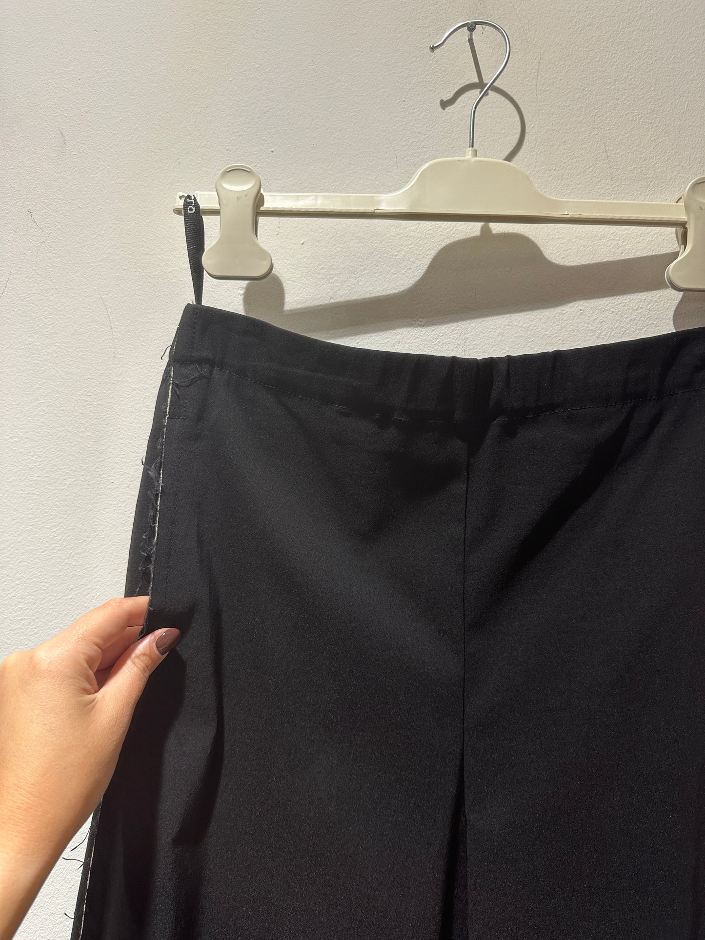 MANESERA - Pantalone tagli, Nero