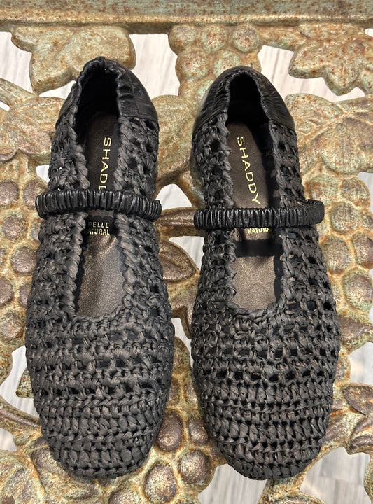 SHADDY - Ballerina traforata, Nero