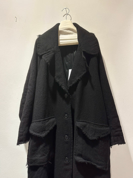 RUNDHOLZ - Cappotto lungo in lana, Black