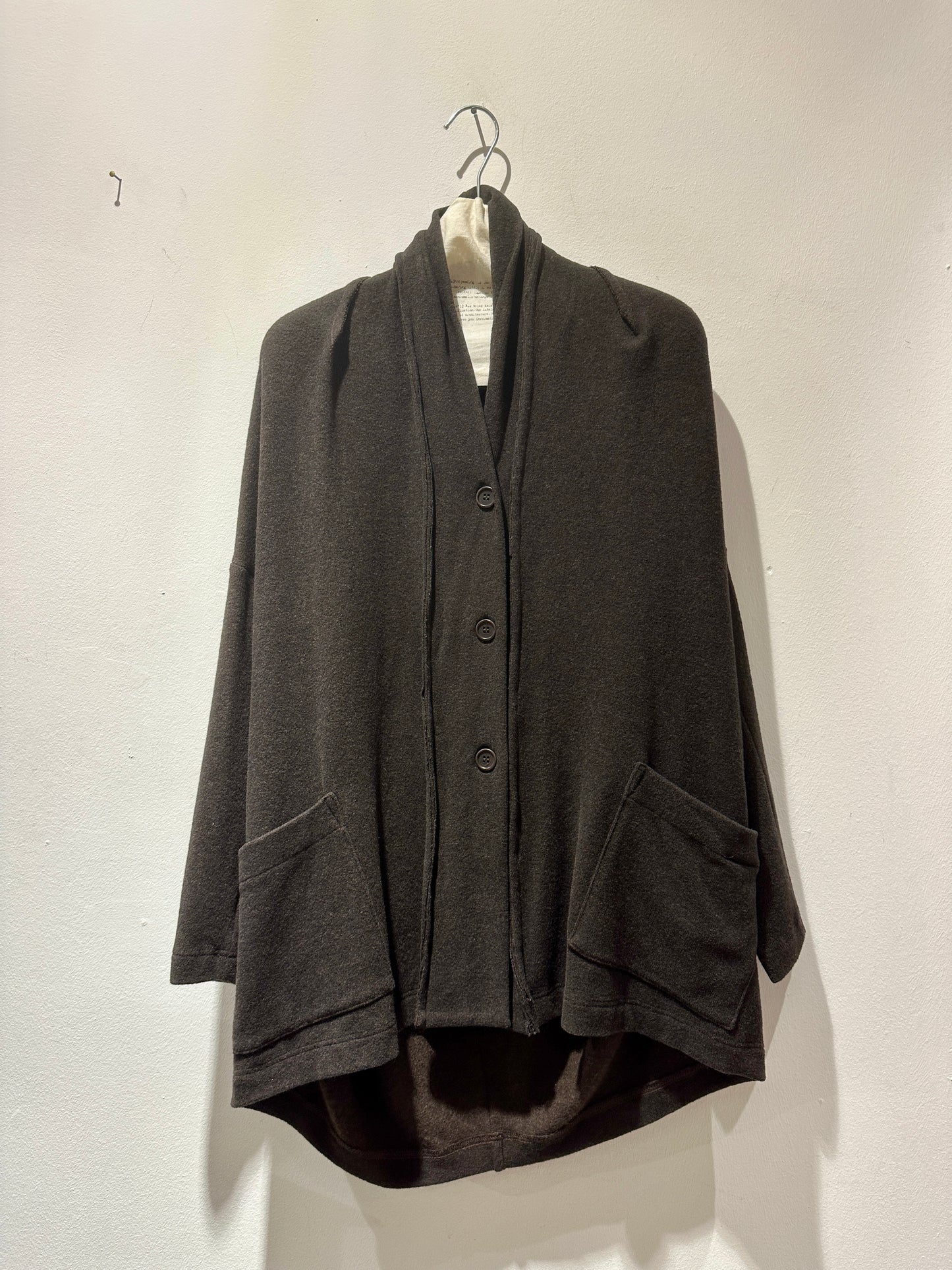 MANESERA - Cardigan in caldo cotone, Moro