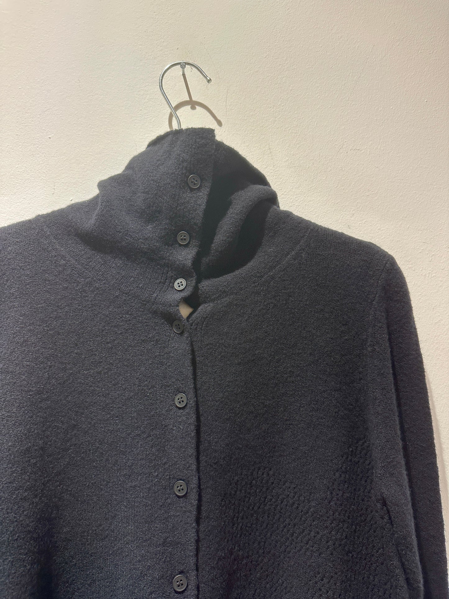 RUNDHOLZ - Cardigan misto cotone e lana, Black