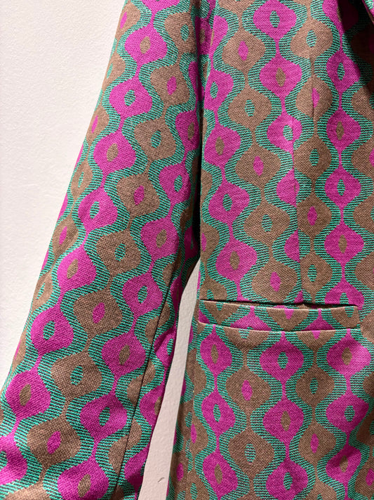 SUSY MIX - Giacca 1 bottone fantasia, Fucsia