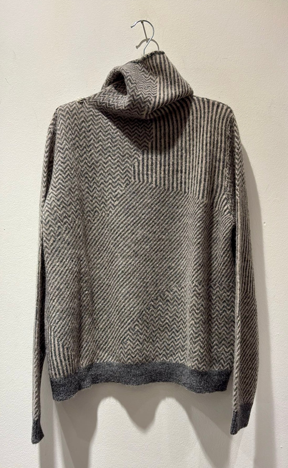 ALESSIA SANTI - Dolcevita morbido misto lana e alpaca, Grigio