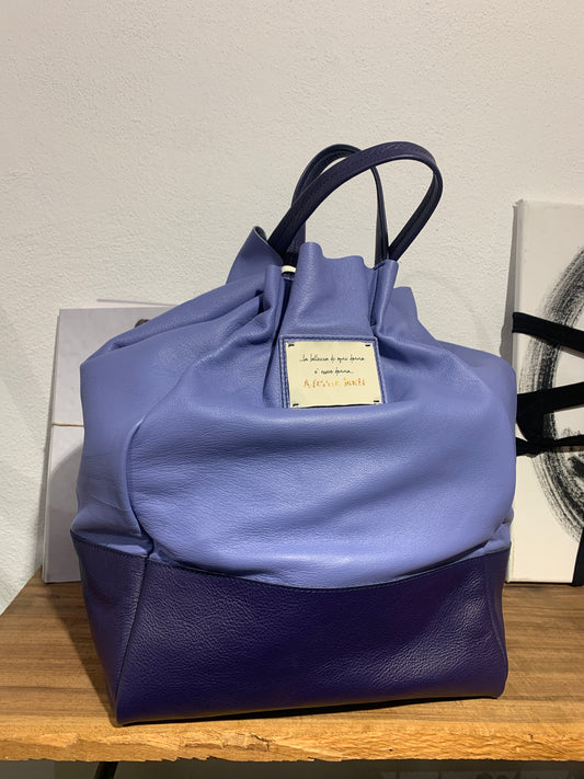 ALESSIA SANTI - Borsa in pelle, Blu