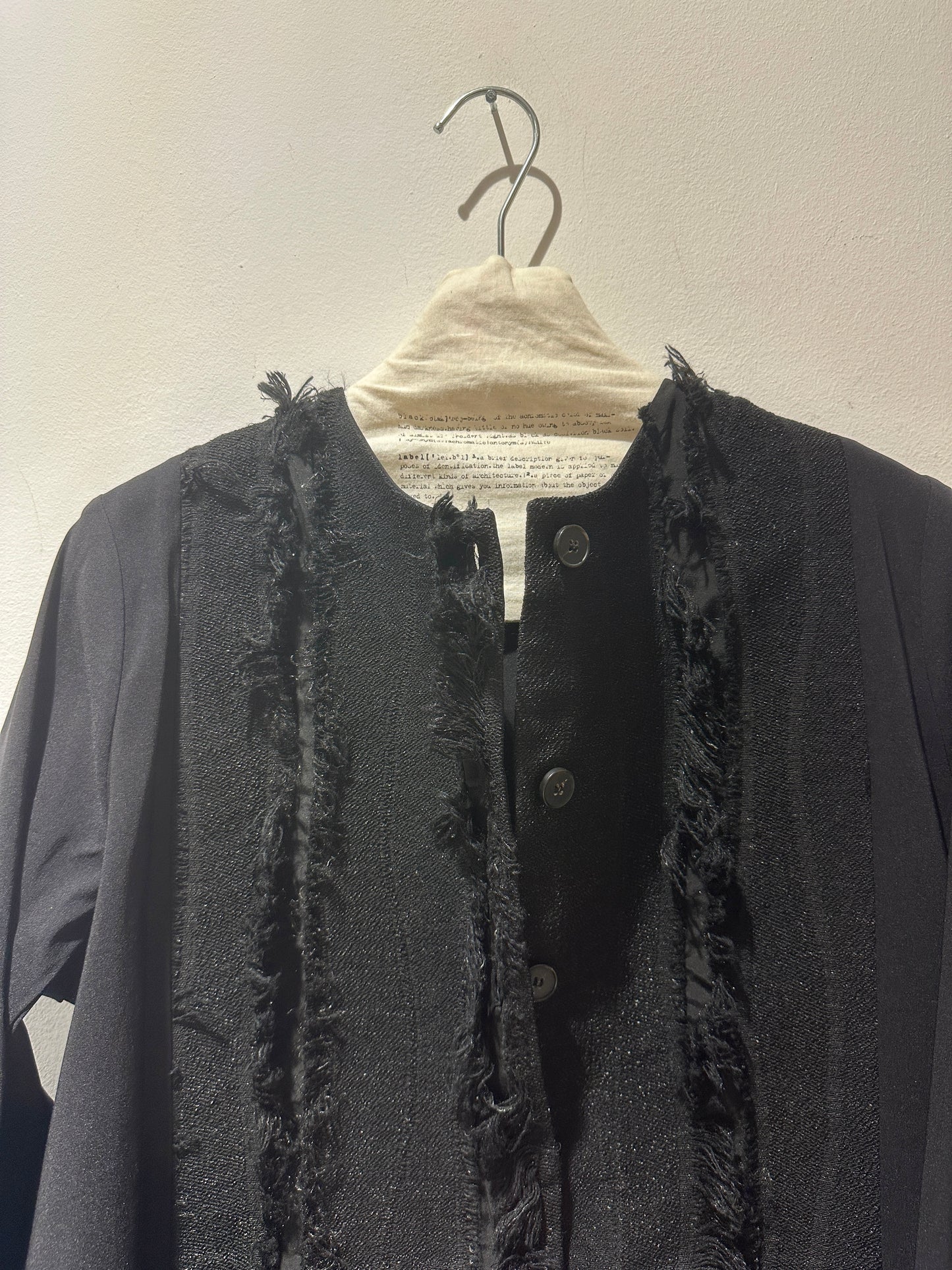 MANESERA - Giacca Fil Coupè, Nero