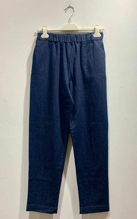 ThiPo - Pantalone in denim, Blu