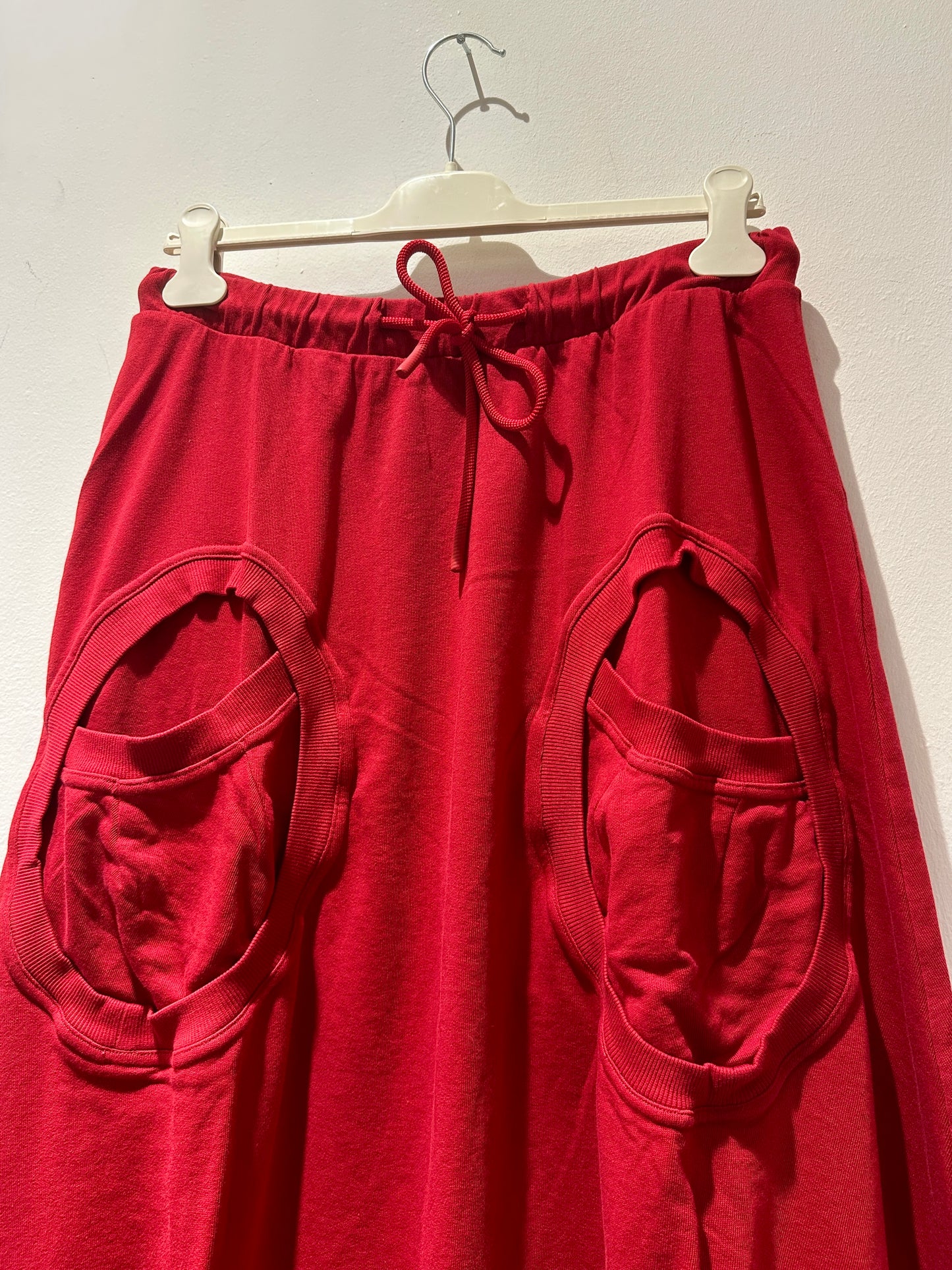 RUNDHOLZ - Gonna con tasche, Red