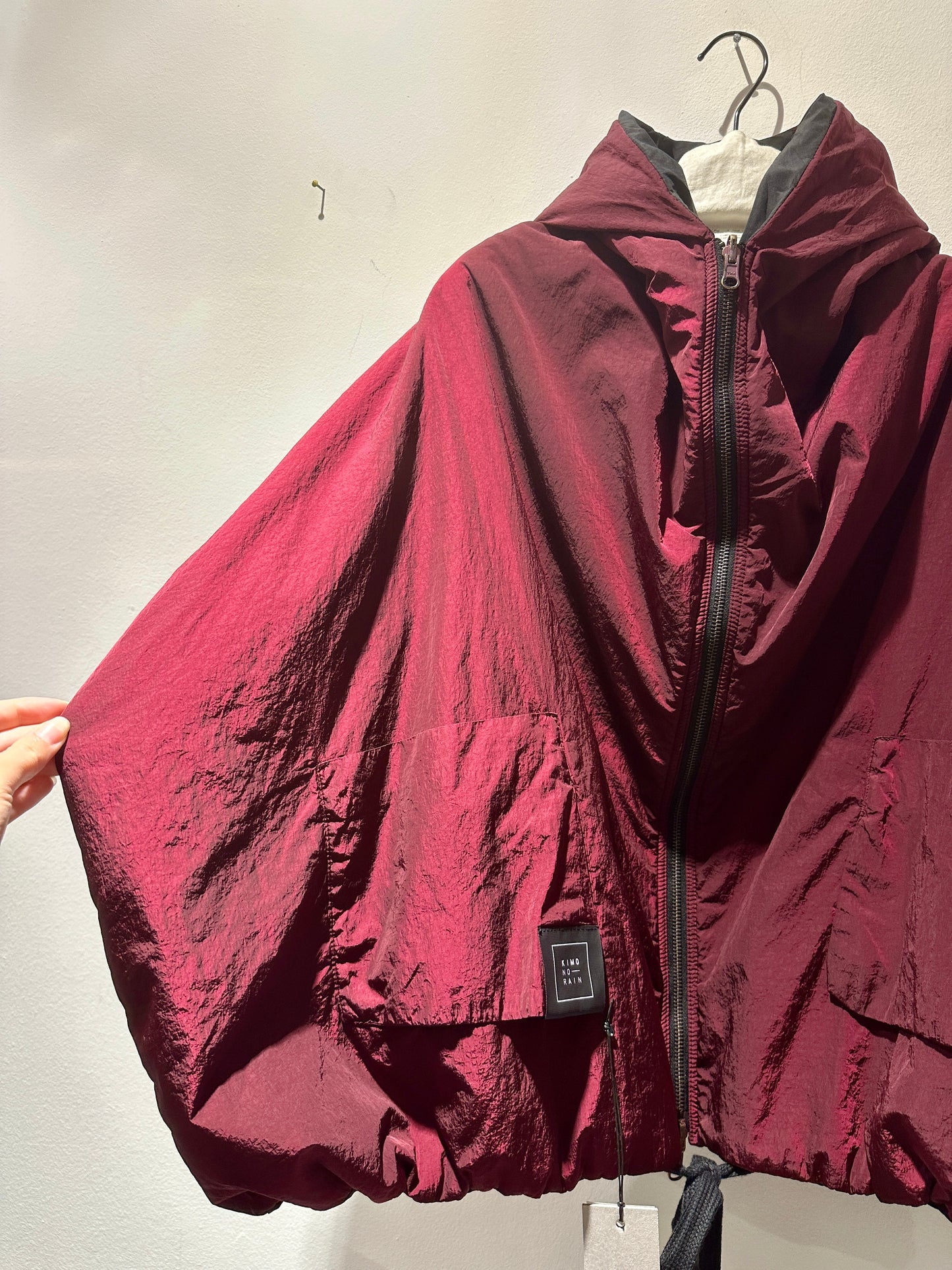 KIMONORAIN - Bomber reversibile, Cherry