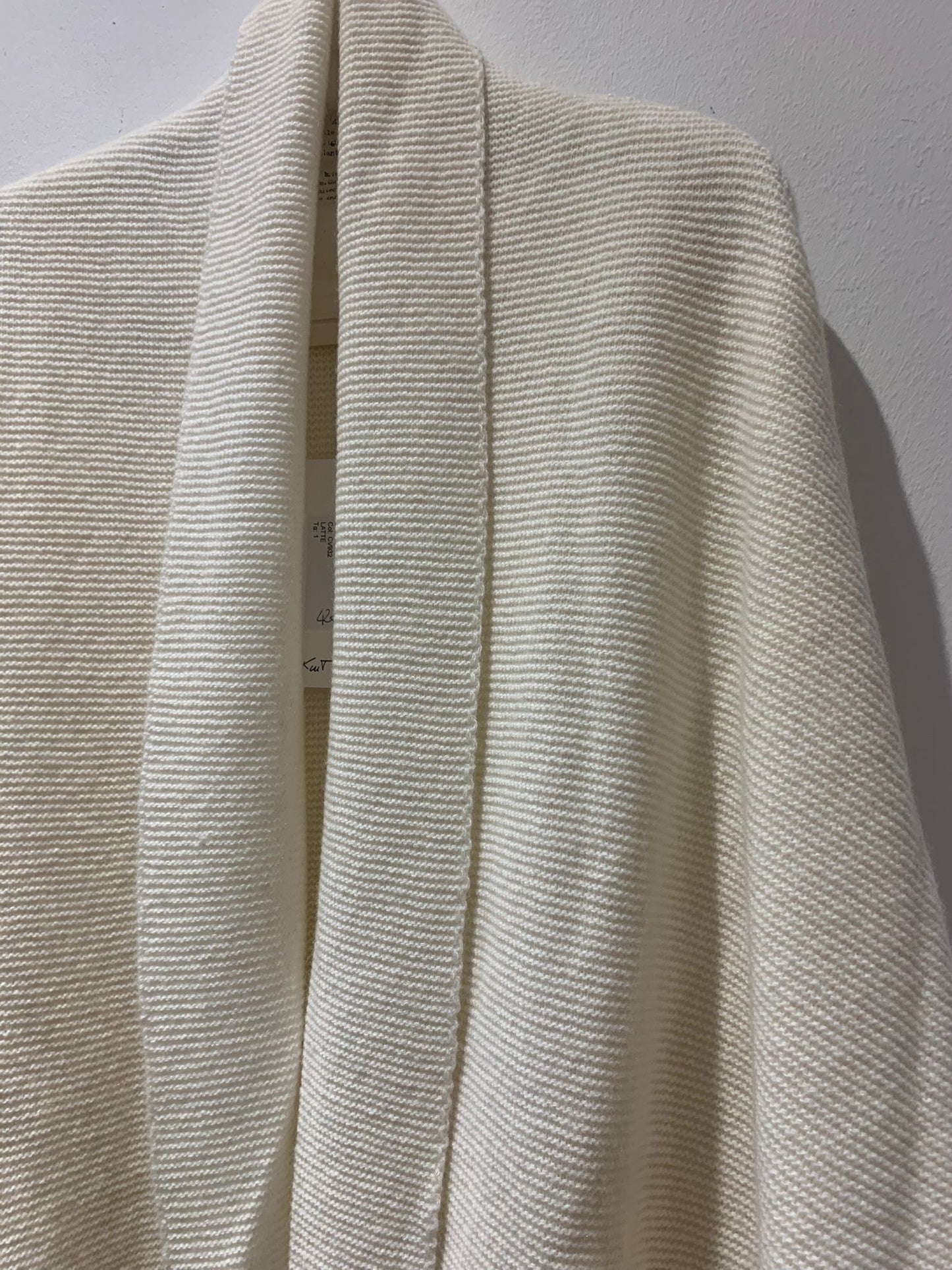 KNIT KNIT - Cardigan oversize misto lana, Latte