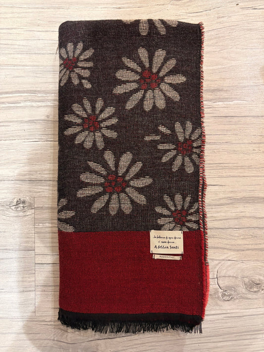 ALESSIA SANTI - Sciarpa rettangolare, Bordeaux