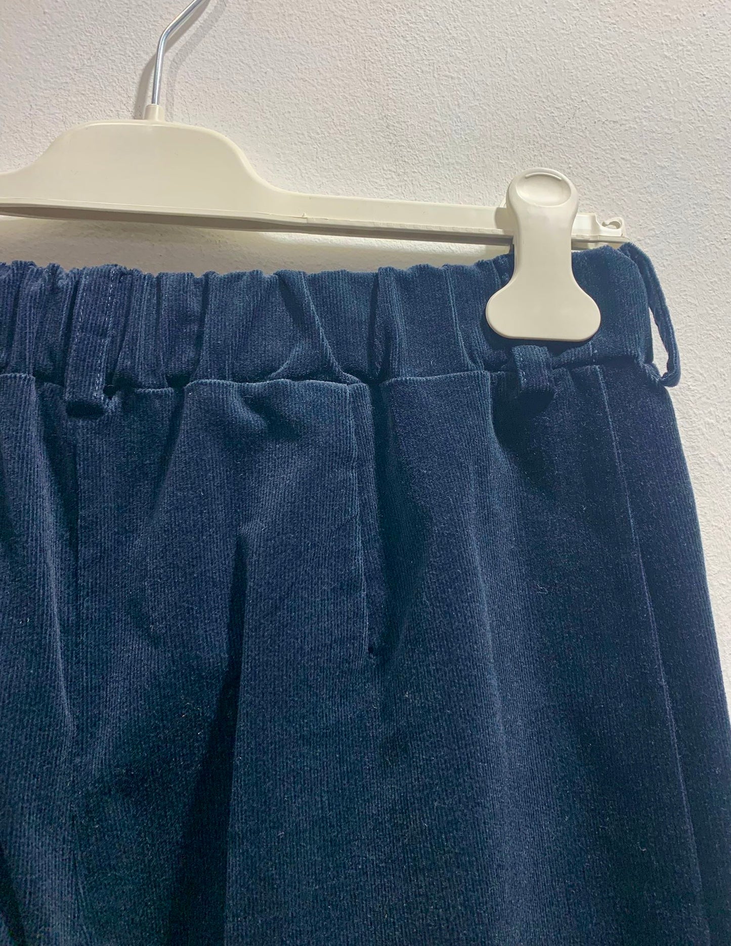 ThiPo - Pantalone in velluto, Blu