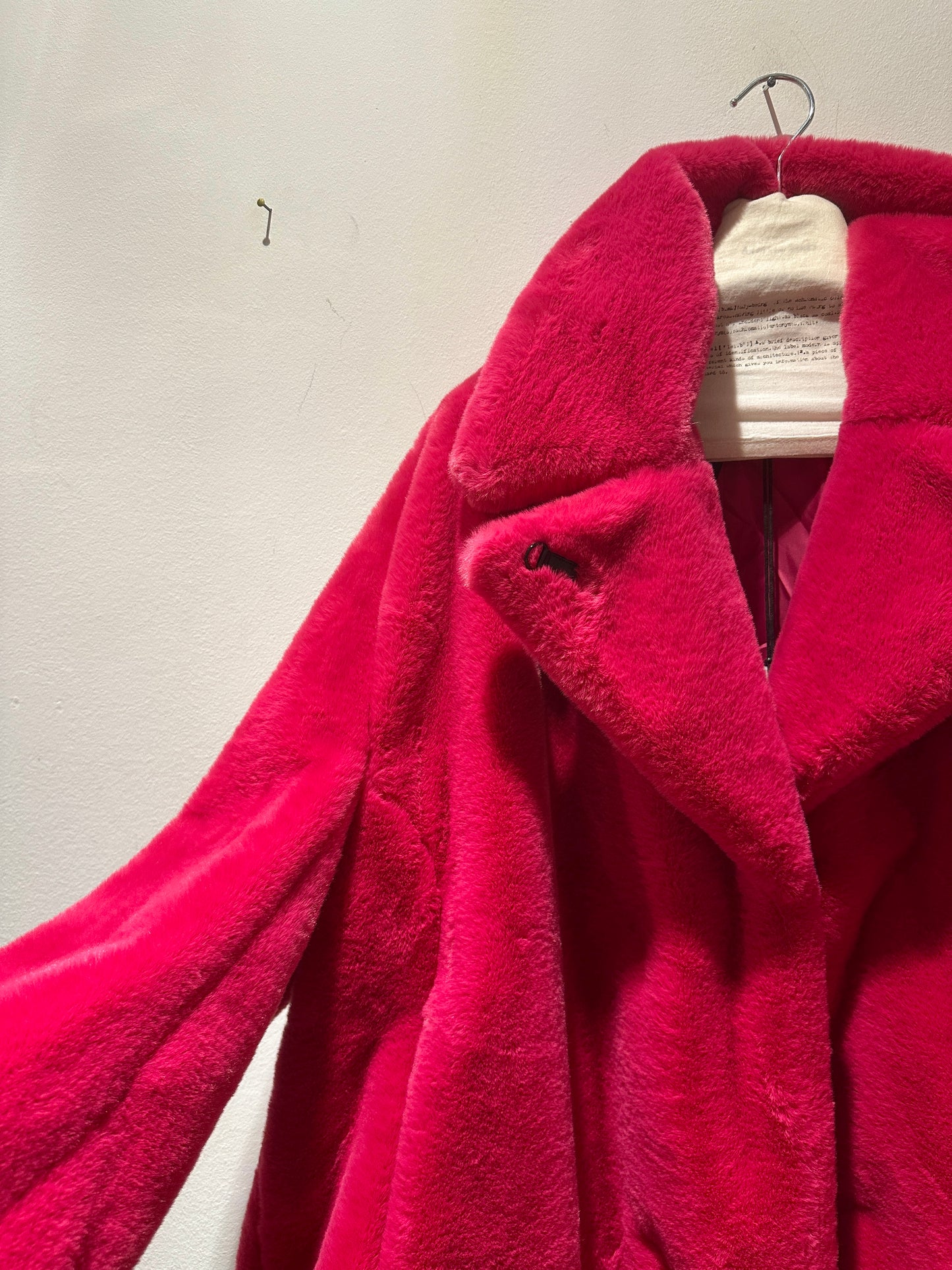 RUNDHOLZ - Ecopelliccia corta, Fucsia