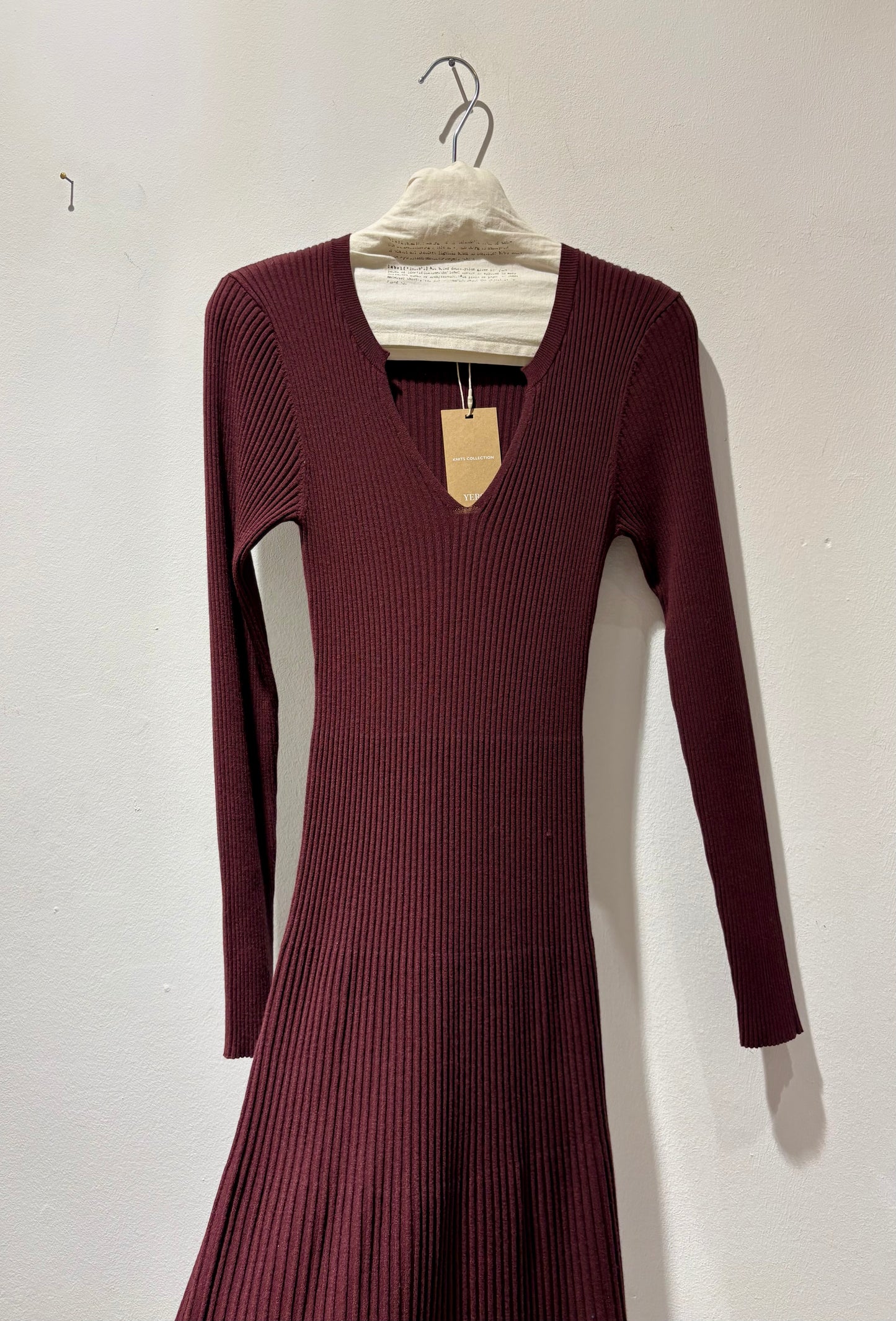 YERSE - Abito misto viscosa, Vino