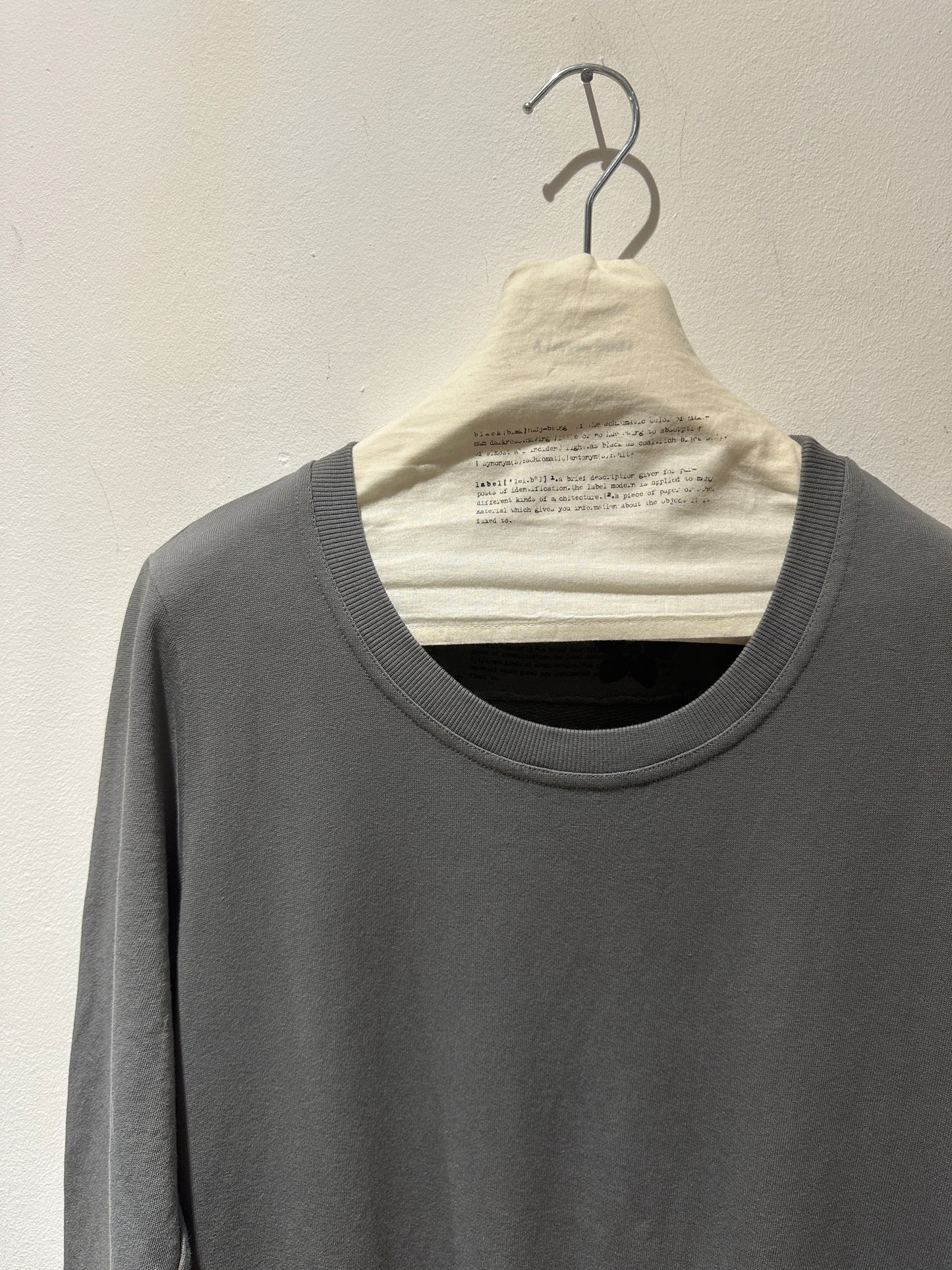 RUNDHOLZ - Abito in cotone con tasche, Grey