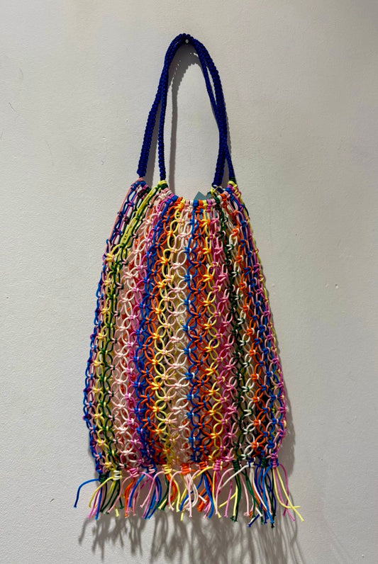 SHUIA SHUIA - Borsa crochet Ada, Klein