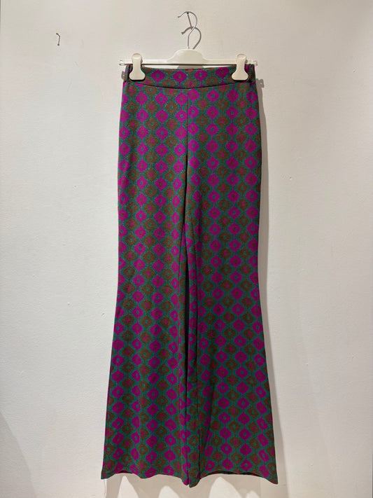SUSY MIX - Pantalone a zampa fantasia, Fucsia