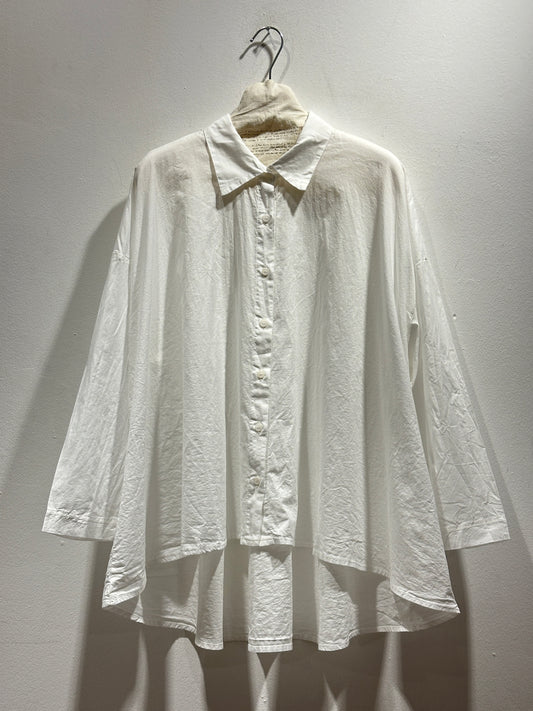 MAMA B - Camicia over Accesa, Latte