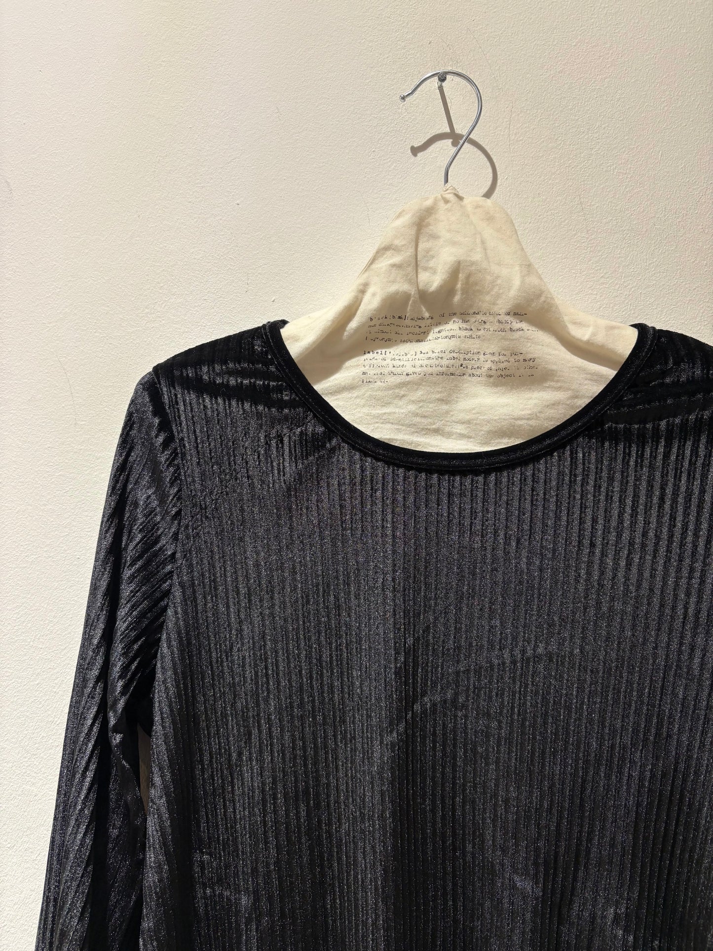 SUSY MIX - Maglia a coste, Nero