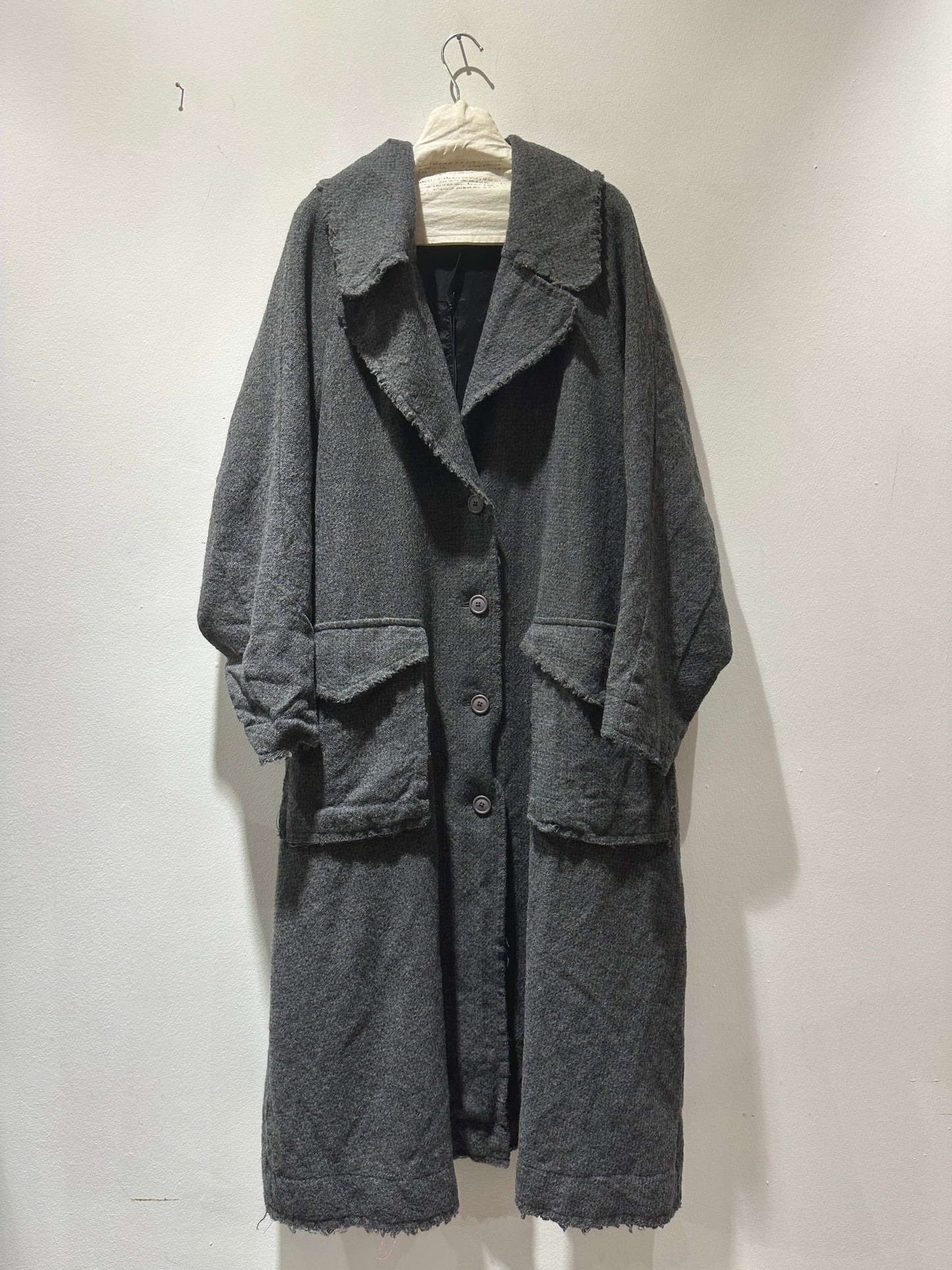 RUNDHOLZ - Cappotto lungo in lana, Grey