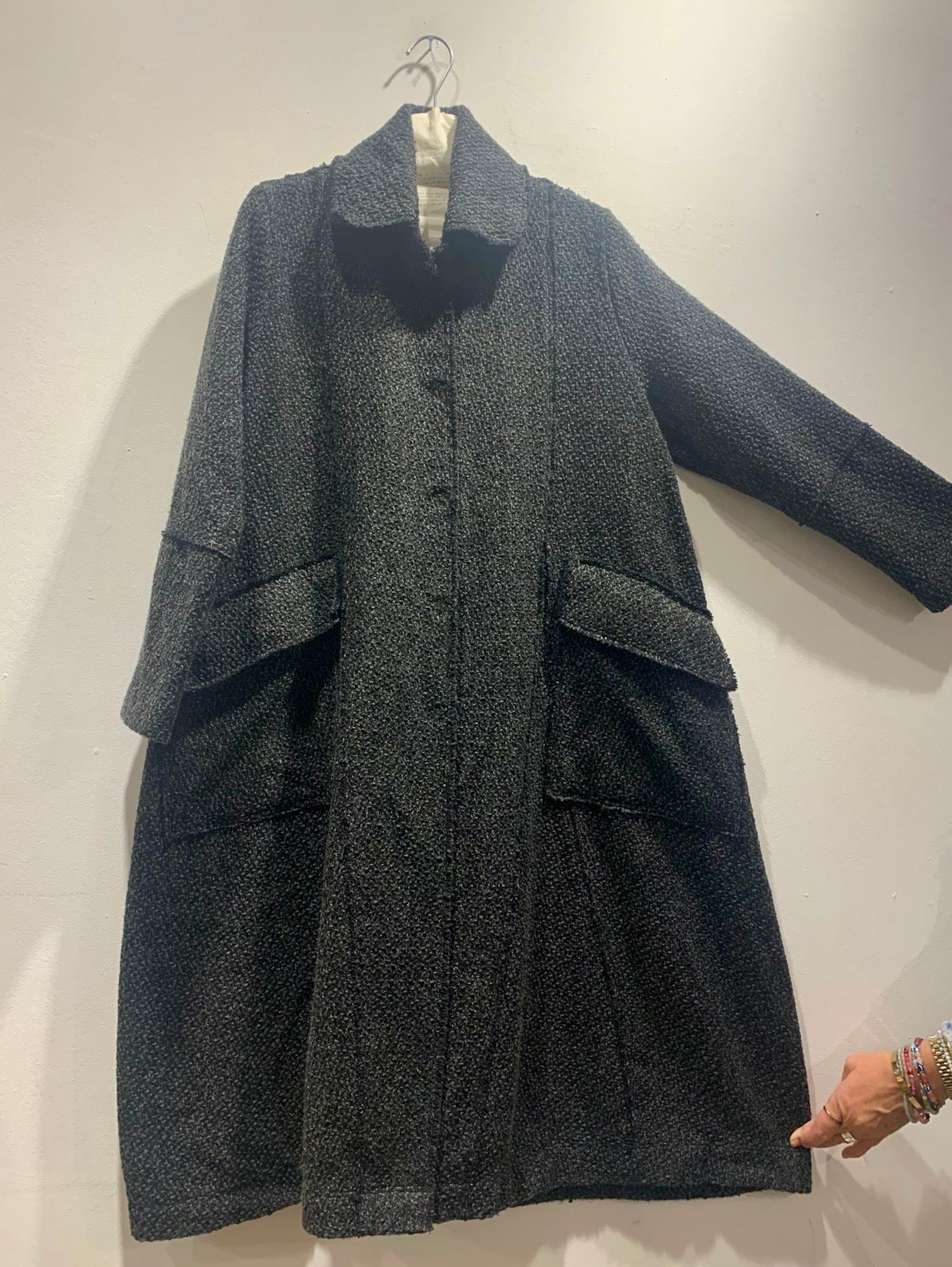 TADASHI - Cappotto con tasconi, Grigio